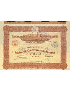 1926 - ETABLISS. INDUSTR. DE E.-C. GRAMMONT ET DE...