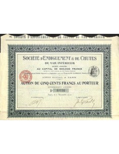 1912 - D'ENDIGUEMENT ET DE CHUTES SOC.