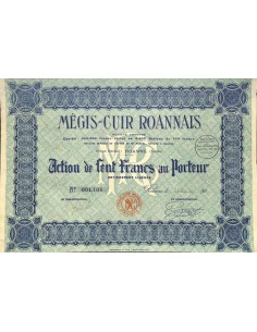 1927 - MEGIS-CUIR ROANNAIS