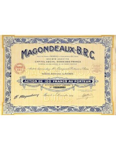 1929 - MAGONDEAUX-B.R.C.