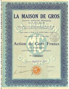 1927 - LA MAISON DE GROS