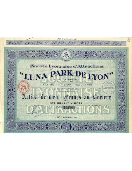 1921 - LUNA PARK DE LYON