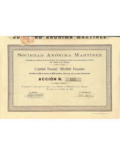 1931 - MARTINEZ SOCIEDAD ANONIMA