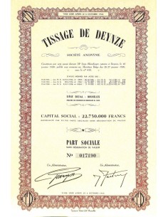 TISSAGE DE DEYNZE