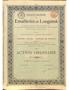1904 - EMAILLERIES DE LOUGANSK