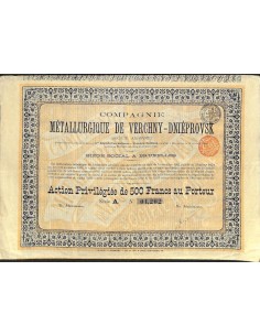 1902 - COMP. METALLURGIQUE DE VERCHNY-DNIEPROVSK