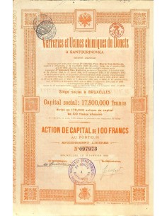 1920 - VERRERIES ET USINES CHIMIQUES DU DONETZ