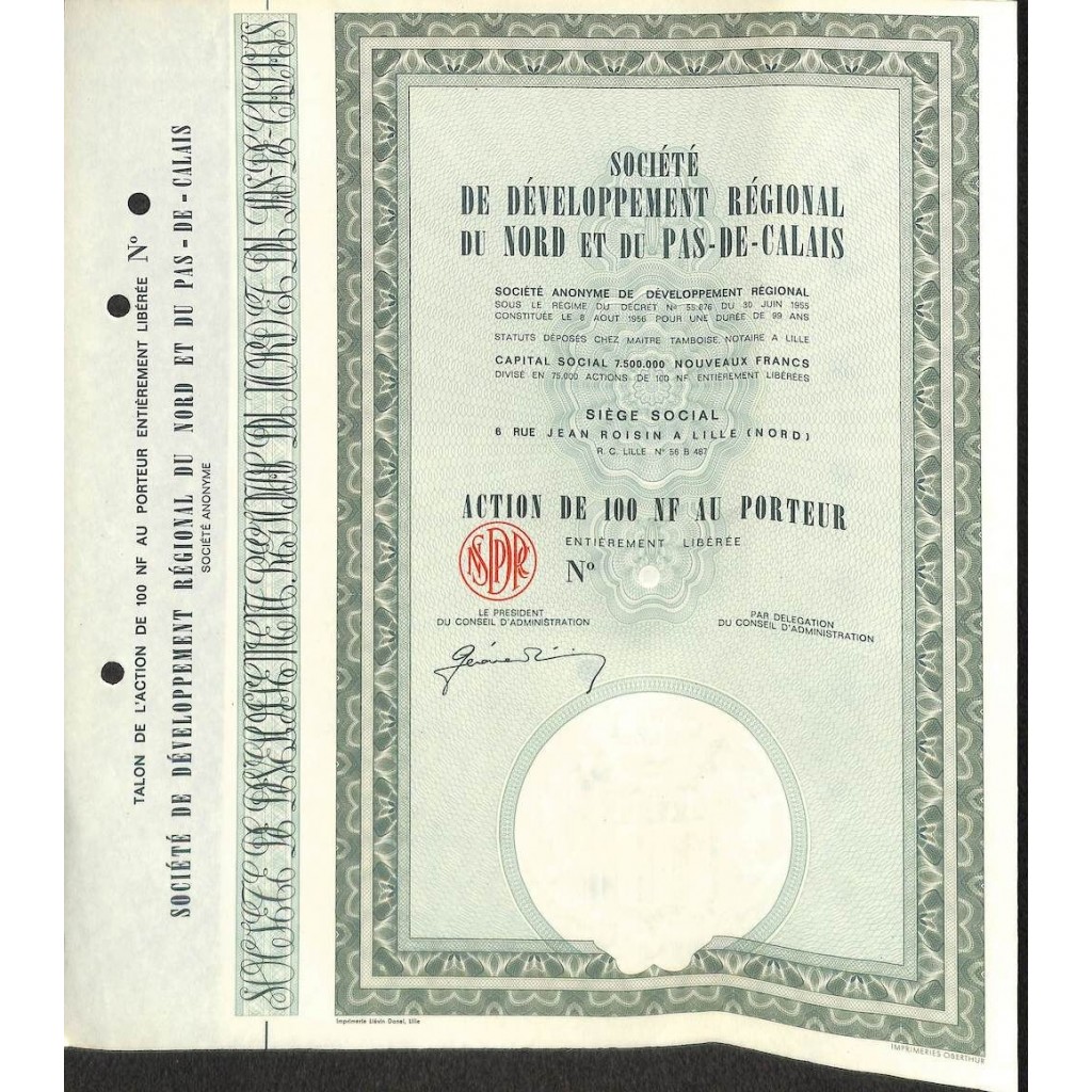 1955 - DEVELOPPEMENT REGIONAL DU NORD ET DU...