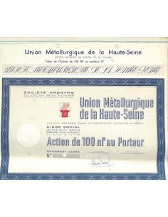 UNION METALLURGIQUE DE LA HAUTE-SEINE