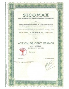 SICOMAX - SOC. IMMOBILIERE POUR LE COMMERCE ET L'INDUSTRIE