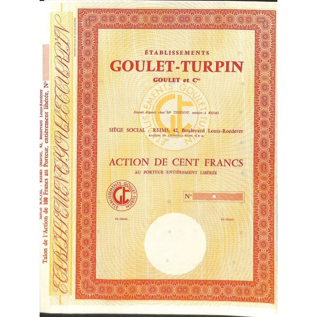 ETABLISSEMENTS GOULET-TURPIN