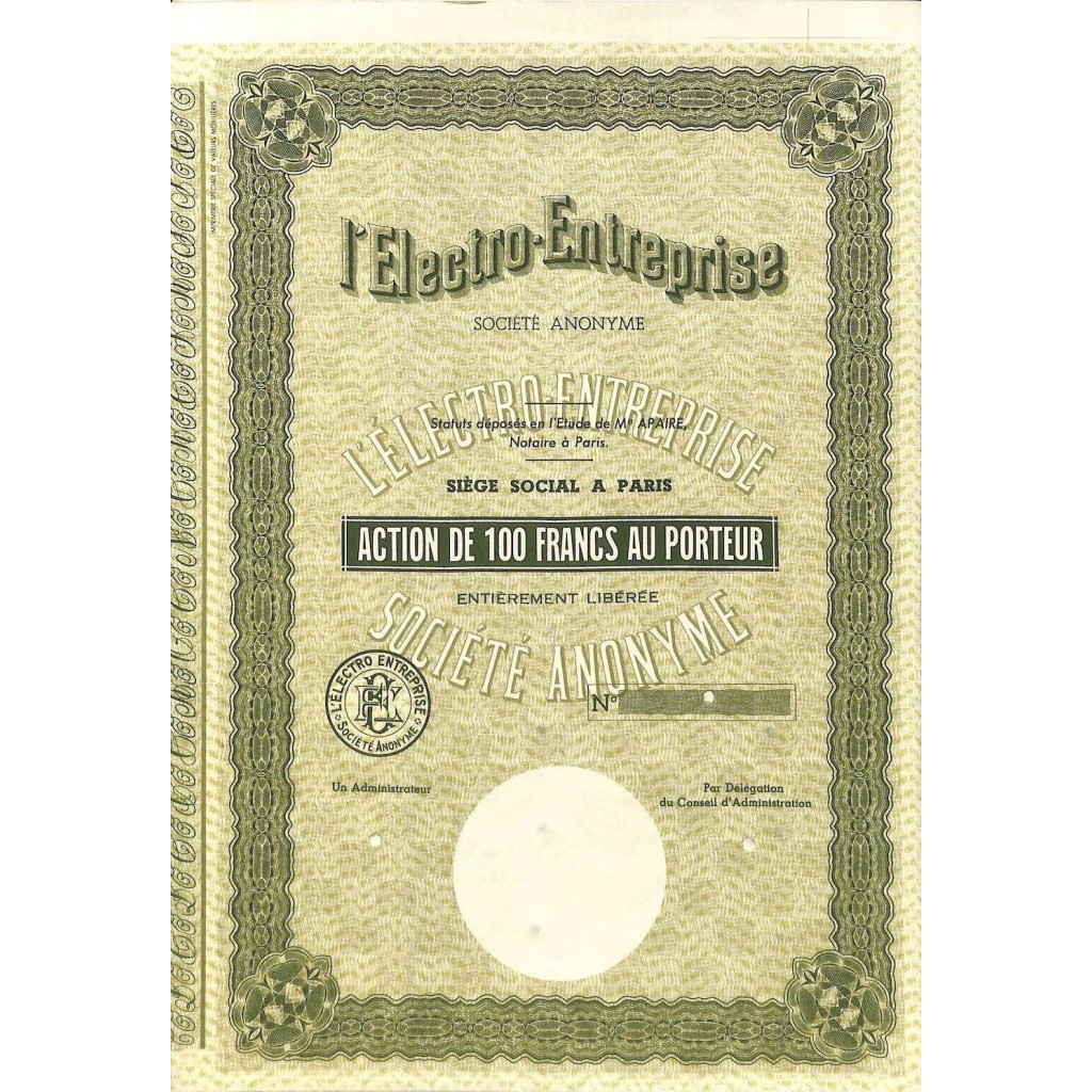 L'ELECTRO-ENTREPRISE