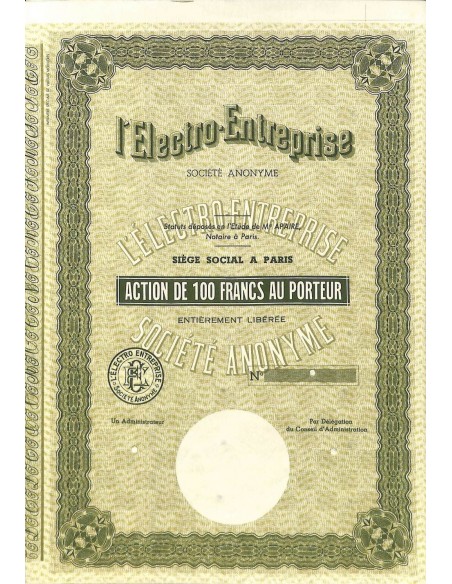 L'ELECTRO-ENTREPRISE