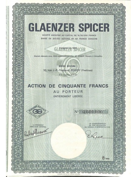 1966 - GLAENZER SPICER