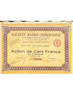 1928 - RADIO-INDOCHINE SOC.