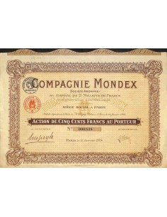 1924 - COMPAGNIE MONDEX
