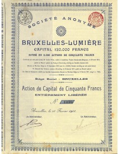 1911 - BRUXELLES-LUMIERE SOC. ANON.