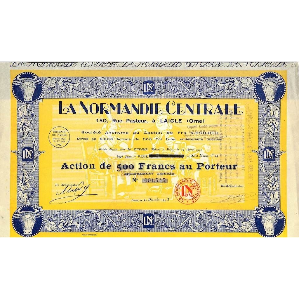 1932 - LA NORMANDIE CENTRALE