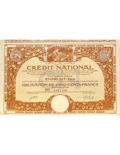 1919 - CREDIT NATIONAL