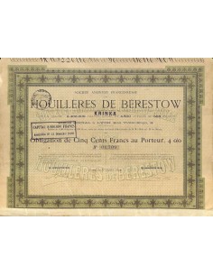 1898 - HOUILLERES DE BERESTOW-KRINKA
