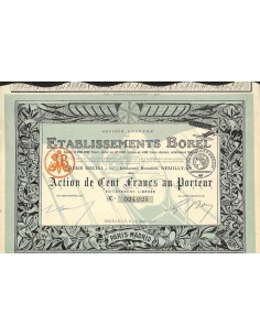 1918 - ETABLISSEMENTS BOREL