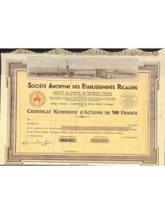 1947 - ETABLISSEMENTS RICALENS SOC. ANON. DES