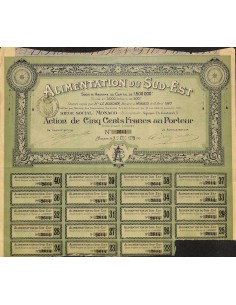 1928 - ALIMENTATION DU SUD-EST