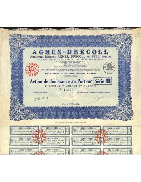 1932 - AGNES-DRECOLL