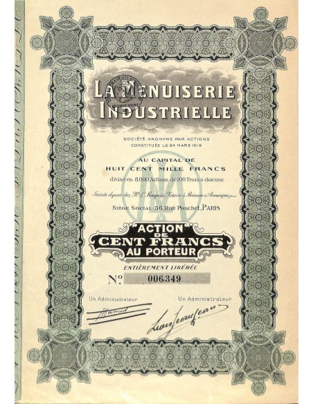 1919 - LA MENUISERIE INDUSTRIELLE