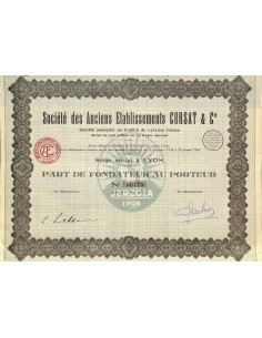 1932 - ANCIENS ETABLISSEMENTS CURSAT ET C.IE SOC. DES