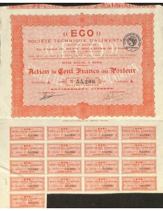 1923 - ECO - SOC. TECHNIQUE D'ALIMENTATION