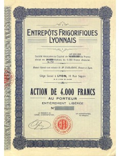 ENTREPOTS FRIGORIFIQUES LYONNAIS