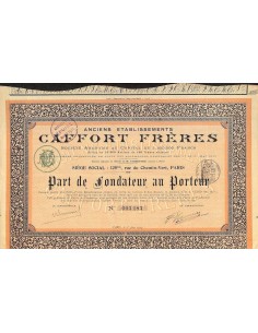 1913 - CAFFORT FRERES ANCIENS ETABLISSEMENTS