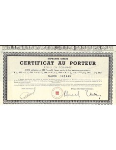 1959 - EMPRUNTS SERBES