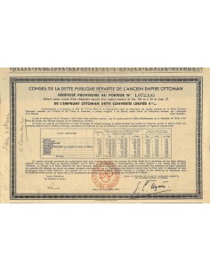 1933 - CONSEIL DE LA DETTE PUBLIQUE REPARTIE DE L'ANCIEN...