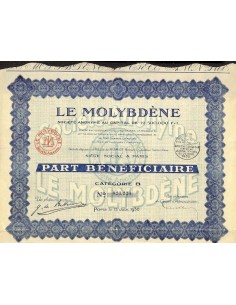 1930 - LE MOLYBDENE