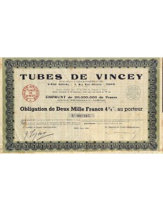 1944 - TUBES DE VINCEY