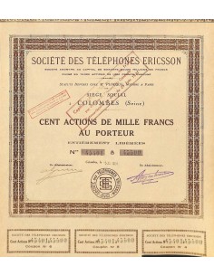 1934 - TELEPHONES ERICSSON SOC. DES