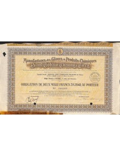 1941 - SAINT-GOBAIN,CHAUNY ET CIREY MANUFACTURES DES...