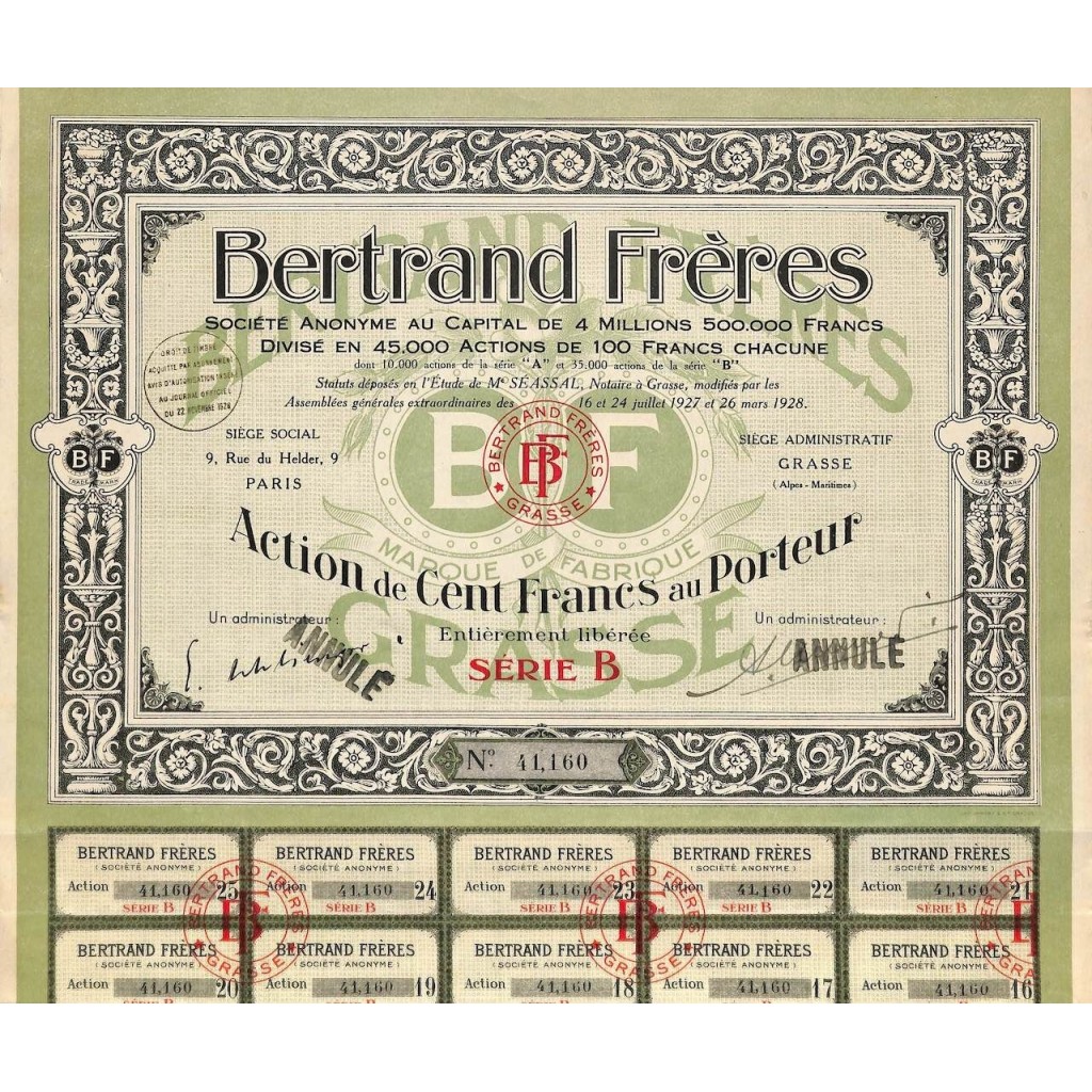 1928 - BERTRAND FRERES