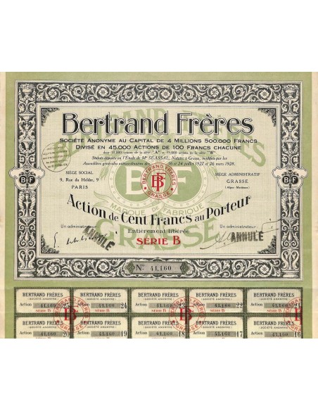 1928 - BERTRAND FRERES