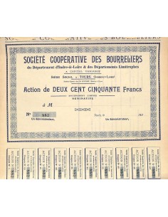 1920 - COOPERATIVE DES BOURRELIERS SOC.