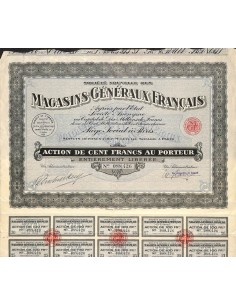 1928 - MAGASINS GENERAUX FRANCAIS