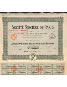 1926 - FONCIÈRE DE PARIS SOC.