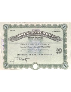 SNIA VISCOSA - 1 AZIONE - TORINO 1917