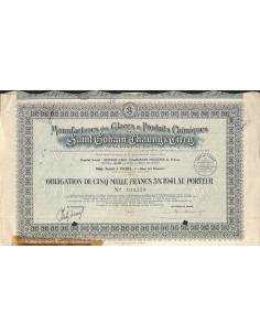 1941 - SAINT-GOBAIN,CHAUNY ET CIREY MANUFACTURES DES...