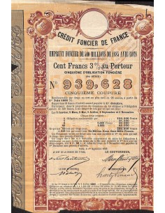 1893 - CREDIT FONCIER DE FRANCE