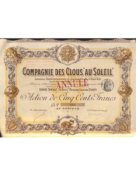 1947 - COMP. DES CLOUS AU SOLEIL