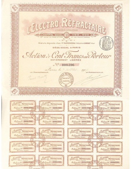 1906 - L'ELECTRO-REFRACTAIRE