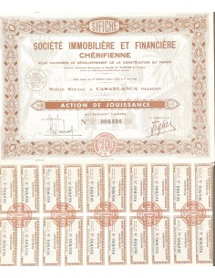 1929 - SIFICHÉ (SOC. IMMOBILIERE ET FINANCIERE CHERIFIENNE)